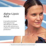 Thorne Alpha Lipoic Acid dietary supplement capsule label details