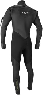 O'Neill Men's Fluid 3mm Neoprene Drysuit seal and zipper detail