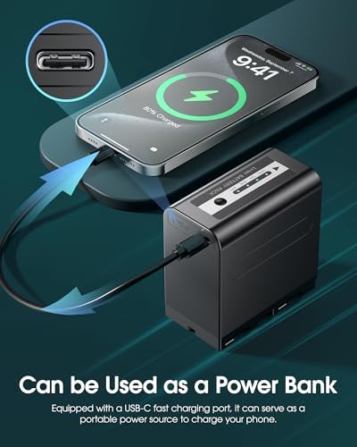FirstPower professional L-series replacement battery packaging layout demonstrating all safety certifications and product dimensions.
