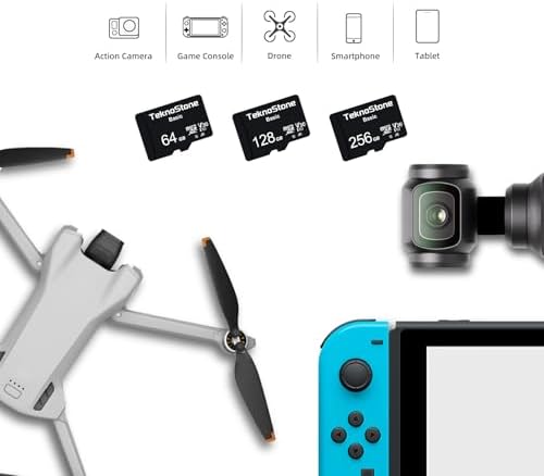 Teknostone 128GB TF card for dashcams and home security cameras