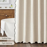 Water droplets rolling off the advanced waterproof treated surface of the MIULEE fabric curtain