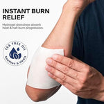 Sterile non-adhesive burn dressings and gauze rolls for wound management