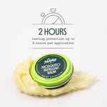 Murphy's Naturals DEET free mosquito balm being applied to skin
