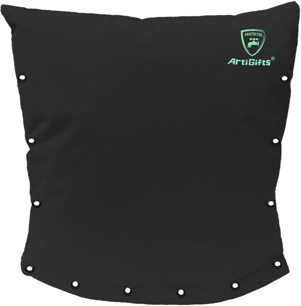 ArtiGifts Pro Insulated Pouch front view showing black oxford fabric