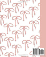 Composition Notebook: Pink Bow Pattern: 100 pages, Wide Ruled, 7.5"x9.25" - Image 3