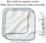 Esembly reusable baby wipe foaming dispenser bottle top view