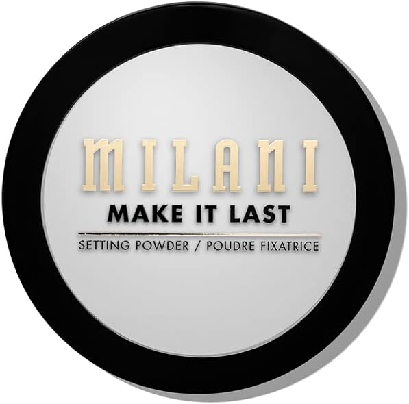 Milani Make It Last Mattifying Setting Powder front view compact for oil control