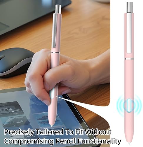 Side profile of AZF stylus pencil sleeve highlighting the slim lightweight polycarbonate material design