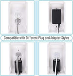 Bates Choice child safety box installed over plugged in cord
