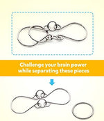 Disentanglement iron link IQ test game pieces for kids and adults