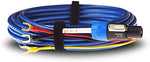 Close up of the Neutrik Speakon connector on the REL Bassline Blue cable