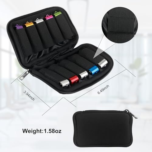 Mecheer durable rubber and polyester pen drive container protecting files from scratches