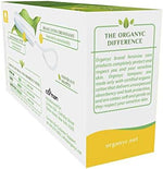 Organic cotton tampons 16 count box showing chlorine free and hypoallergenic labels