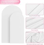 Close up view of wrinkle resistant elastic spandex material on Wokceer wedding decoration backdrop