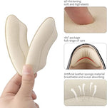 Self-adhesive shoe heel stickers for blister prevention and comfort.