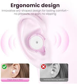 OSOF reusable earplugs kit displaying four pairs of interchangeable silicone eartips neatly organized