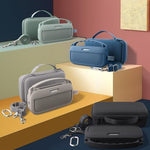 co2CREA black protective accessory kit components including hard zip case silicone skin strap and carabiner.