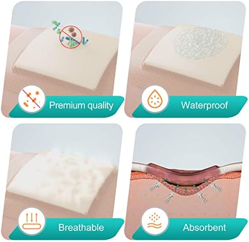 Dimora sterile self adherent wound care patch close up view of silicone adhesive