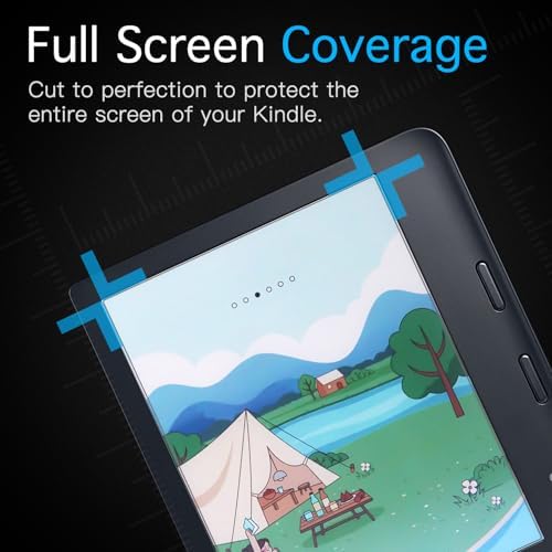 Kobo Libra Colour with MoKo screen protector installed inside a protective case