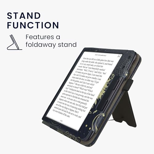 Integrated card slot inside kwmobile Kobo Libra Colour leather case