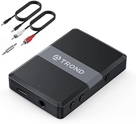 TROND wireless audio adapter showing side mode selection switch