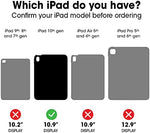 OtterBox heavy duty iPad tablet cover back view showcasing tough polycarbonate internal shell defense