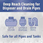 Mighty Clean garbage disposal maintenance tablets bottle detail