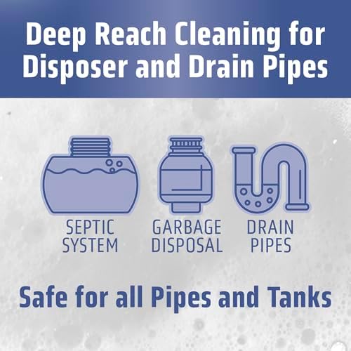 Mighty Clean garbage disposal maintenance tablets bottle detail