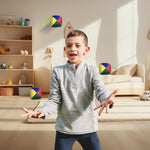 Close up of GJD durable stitched juggling bean bags