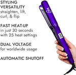 Ion Gator Titanium Styling Iron packaging and accessories