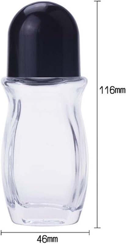 Wresty essential oil roller bottles showing glass thickness and clarity