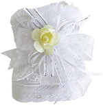 Top down view of the complete catholic baptism essentials set