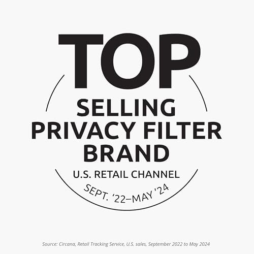Authentic Kensington imported laptop privacy screen packaging showing the premium data protection filter.