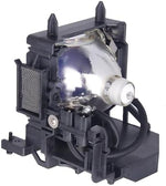 Araca replacement lamp for Sony home theater projector displaying black housing structure
