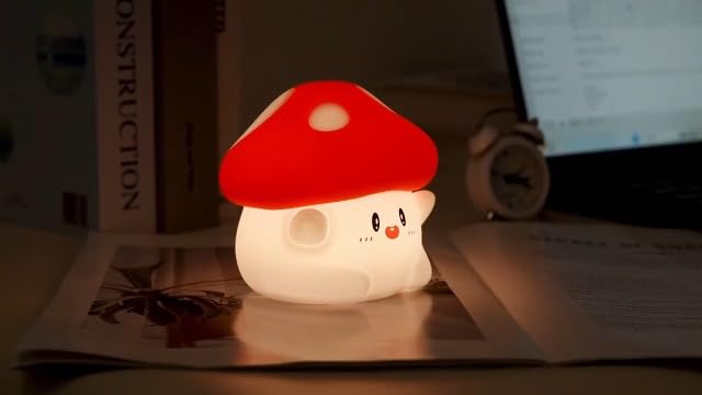 Packaged Rytinazzz squishy mushroom night light gift