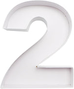 WENPACK 8 inch letter V party decor container