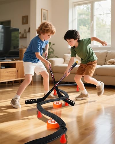 Sporty Play youth hockey stickhandling training aid closeup view