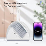 7 inch wide dustpan opening cleaning desk debris