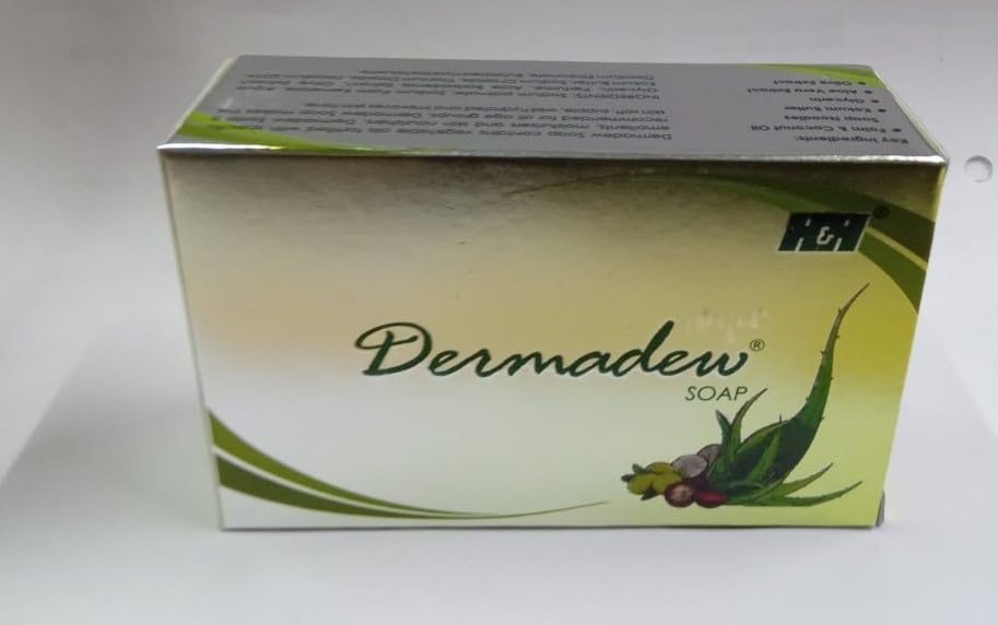 Dermadew SOAP vegetable oils fortified with specific emollients, moisturizers, and skin nourishes 300g - Image 1