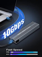 Tool-free internal slot configuration of the V VCOM external hard drive adapter