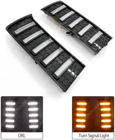 Close up view of the vertical white LED vent lamp assembly for trucks