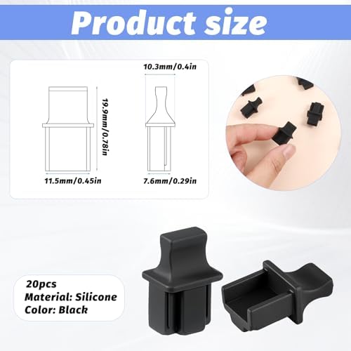 Skrfren RJ45 anti-dust plug detail view