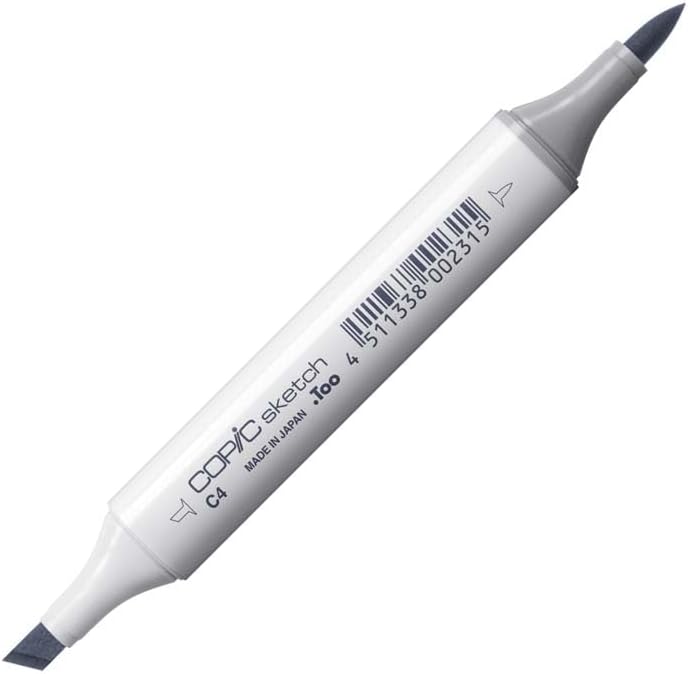 Copic Sketch Marker C4 Cool Gray front view professional art tool