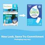 Close up of Tru Earth eco-strips showing the perforated line for half loads.