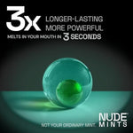 NUDE Mints double layer technology for mouth and gut freshness