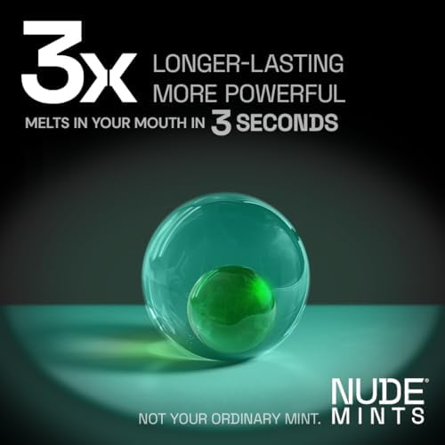 NUDE Mints double layer technology for mouth and gut freshness