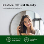 Flora FloraSil natural beauty support capsules for healthy hair skin and nails