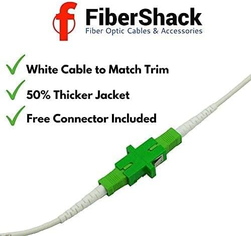 Fibershack fiber optic cable showing 3mm protective jacket