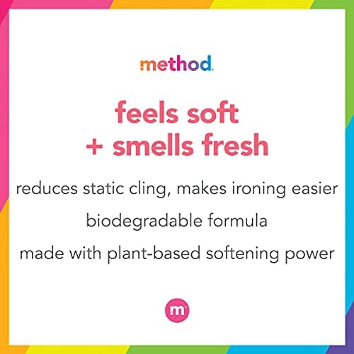 Close up of Method Ginger Mango 53.5 fluid ounce bottle labels