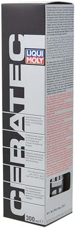 Liqui Moly Cera Tec 300 ml bottle next to engine oil